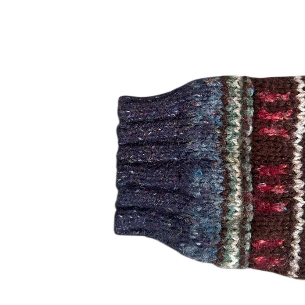 Vintage Patterned Grandmacore Button-Up Cardigan … - image 5